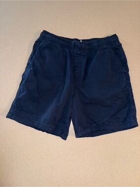 Cat & Jack Boys Size L 10/12 Husky Navy Blue Pull-On Drawstring Shorts